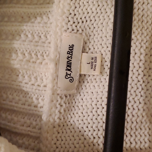 St. John's Bay Sweater Open Cardigan- Large - Picture 3 of 4
